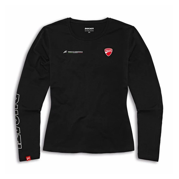 T-shirt donna manica lunga - Ducati LogoImmagine